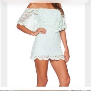 Jen’s Pirate Booty off shoulder lace dress NWOT